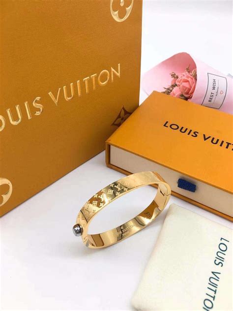 lv black and gold bracelet|louis vuitton bracelet with gems.